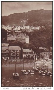 RP;Aerial Clovelly form the Quay, Devon, England, United Kingdom, 10-20s