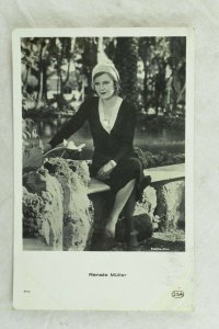 1930's RPPC Renate Muller Movie Star Dutch Real Photo Postcard P107