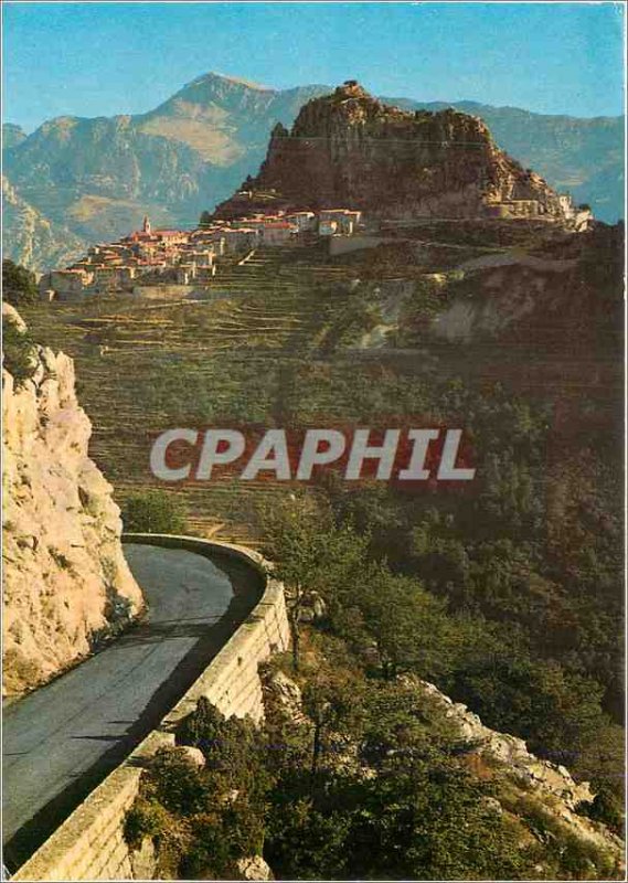 Modern Postcard Sainte Agnes Alpes Maritimes Village of the highest in Europe...