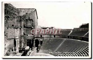 Postcard Modern Orange Interior of the Roman Theater and Columns