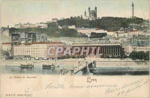 Postcard Old Lyon Le Coteau de Fourviere