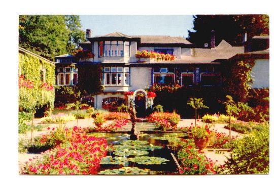 Beautiful Butchart Gardens Residence Victoria British Columbia,