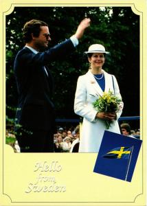 CPM AK Hello from Sweden Swedish Royalty (870374)