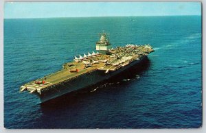 Postcard US Navy Ship - USS Enterprise