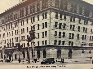 Postcard  San Diego Army & Navy Y.M.C.A.      Y9