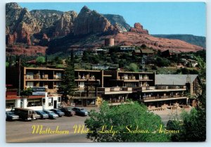 SEDONA, Arizona AZ ~ Roadside MATTERHORN MOTOR LODGE Motel  4x6 Postcard 1985