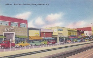 North Carolina Rocky Mount Main Street Business Section