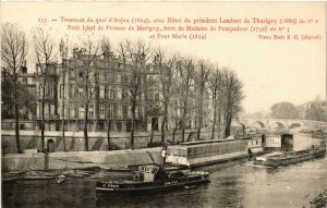 CPA Vieux PARIS 4e Tournant du quai de l'Anjou (464168)