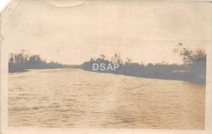 C11/ Collinwood Ohio Postcard Real Photo RPPC 1911 Water Scene Cleveland