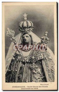 Old Postcard Dunkirk Our Lady of the Dunes crowned in 1903