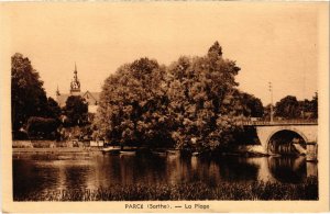 CPA Parcé - La Plage (112520)