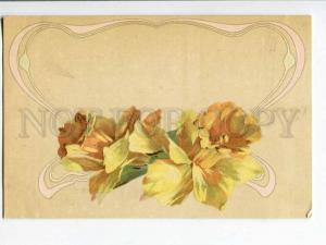 256942 ART NOUVEAU Flowers NARCUSSUS by C. KLEIN Vintage PC