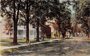 Poland New York Main Street Antique Postcard J50404