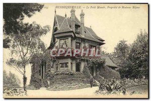Old Postcard Hennequeville The Small Property Manor Madame Rejane