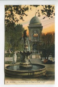 425807 ALGERIA BISKRA Public park at the city hall Vintage LL postcard