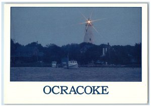 c1950's Ocracoke Island 65 foot Lighthouse North Carolina NC Vintage Postcard