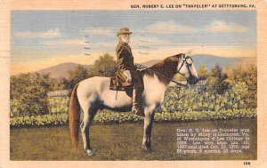 General Robert E Lee, Gettysburg, PA USA Civil War Postcard