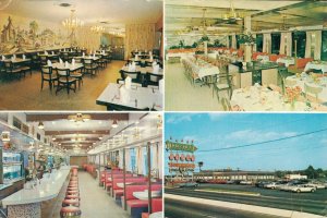 USA Ponzio's Diner Brooklawn New Jersey Chrome Postcard BS.06