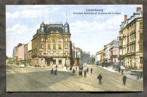 dc849 - LUXEMBOURG City 1910s Avenue de la Gare Postcard