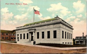 Postcard Post Office in Woburn, Massachusetts