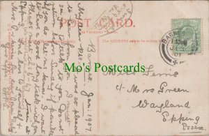 Genealogy Postcard - Ferris / Green - Wayland, Epping, Essex  RF7637