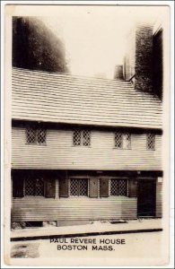 MA - Boston. Paul Revere House    *RPPC    (pinhole)