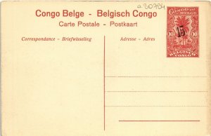 PC MATADI VUE PANORAMIQUE BELGIAN CONGO (a30794)
