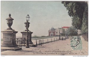 Le Haut De La Terrasse Et Le Pavillon Henri IV, Saint-Germain-En-Laye (Yvelin...