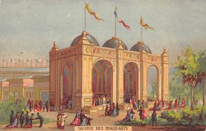 Approx. Size: 3 x 4.5 Galerie des Beaux-Arts  Late 1800's Tradecard Non  