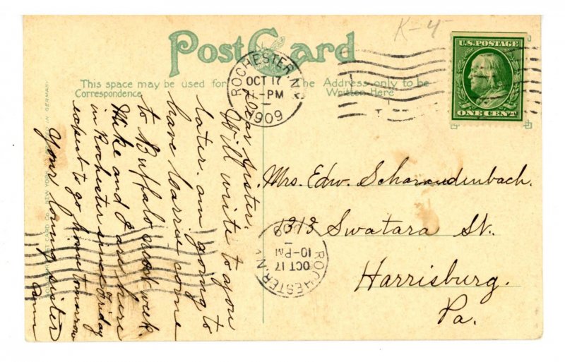 NY - Rochester. Upper Falls, Genesee River