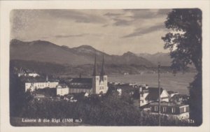 Switzerland Luzern mit Rigi