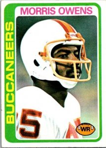 1978 Topps Football Card Lee Morris Owens Tampa Bay Buccaneers sk7127