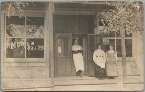 HASTINGS NE GROCERY STORE ANTIQUE REAL PHOTO POSTCARD RPPC