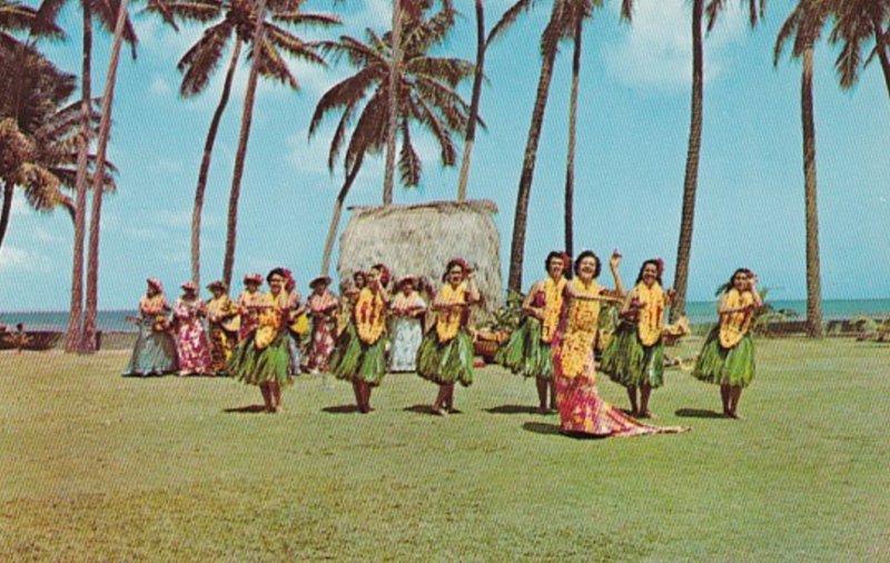 Hawaii Honolulu Hula Dancers Kodak Hula Show