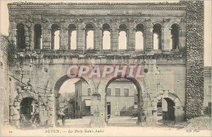 Old Postcard Autun Porte Saint Andre