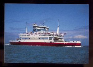 FE3240 - Red Funnel Southampton to IOW Ferry - Red Eagle , built 1996 - postcard