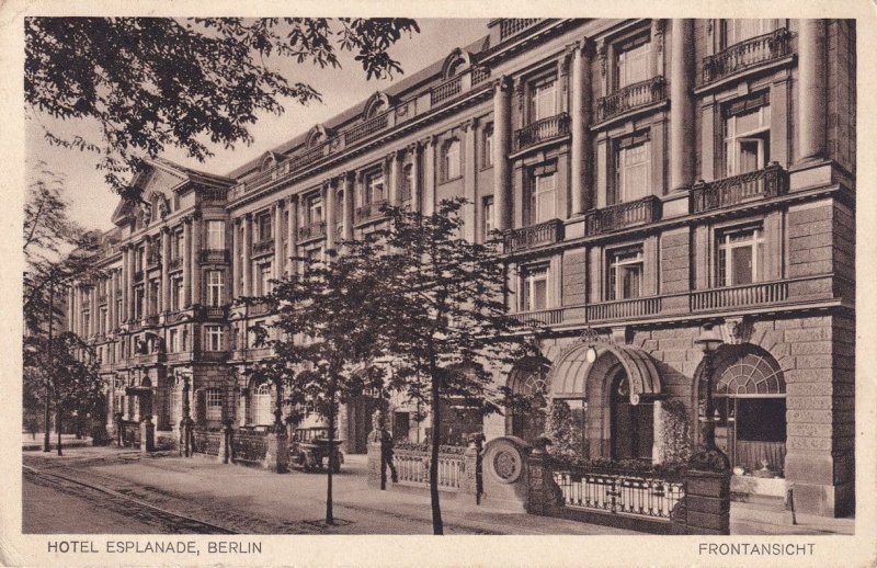 Hotel Esplanade Berlin 1920s Antique German Postcard