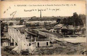 CPA TOULOUSE - Les Ponts d'acces de la Nouvelle Poudreire (255902)