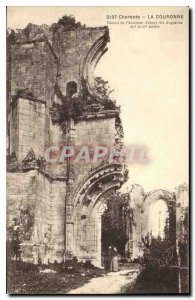 Postcard Old Charente Crown Ruins of the Abbey Augustinian XII and XV century