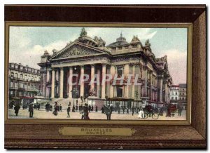 Old Postcard Brussels Stock Exchange