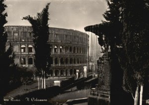 Vintage Postcard 1910's Roma Colosseo Parco Archeologico Del Colosseo Italy RPPC