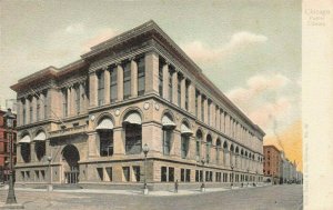 Chicago Public Library, Chicago, IL, Very Early Postcard, Unused