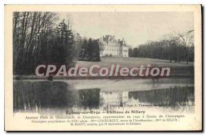 Old Postcard Epinay sur Orge castle Sillery Former Fiefs Quicampois and 12 be...