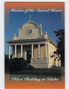 Postcard Mission of the Sacred Heart Idaho USA