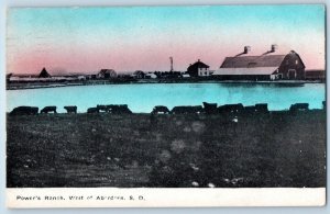 Aberdeen South Dakota Postcard Power's Ranch West Exterior c1910 Vintage Antique