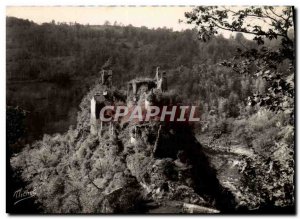 Modern Postcard The Tourist Correze Michel Gorges Maronne Merle Argentat Ruin...