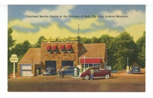 TN - Chattanooga. Fairyland Cities Service Gas Station ca 1950