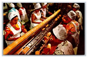 Production Line Machinery Dole Plantation Honolulu HI UNP Chrome Postcard V2