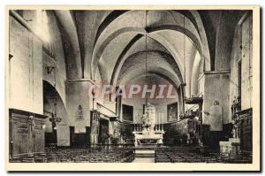 VINTAGE POSTCARD Frejus the Cathedral the Nave