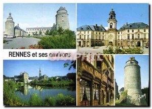 Postcard Modern Colors and Light of France Brittany Rennes Ille et Vilaine an...